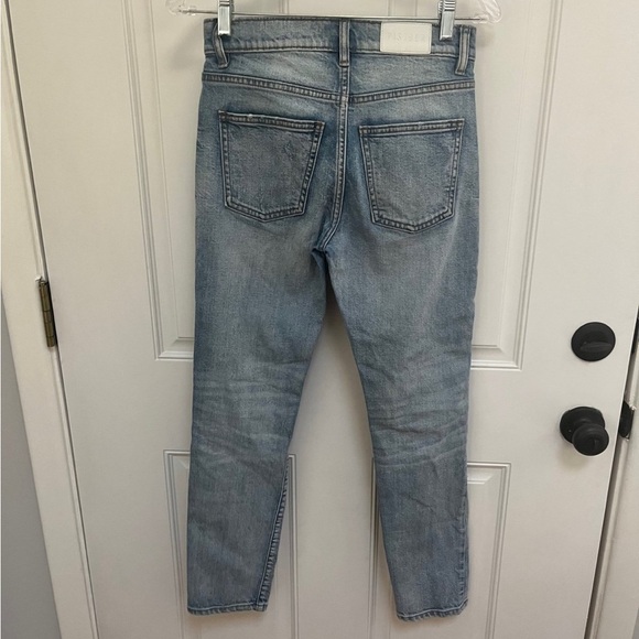 Pistola distressed high rise jeans size 24, button fly - Picture 4 of 4